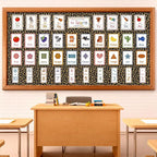 Leopard Print Bulletin Board Roll Non-Woven Fabric Poster 16in X 12ft | Back to - Image 4