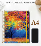 Spiral Notebook Journal 8.5” x 11”, A4 Large Notebooks - Image 2