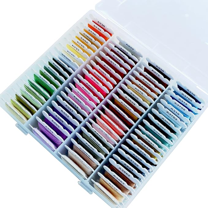 Friendship Bracelet Kit Embroidery Floss 80 Colors by MOYYON