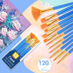 ESRICH Paint Brushes Set, 12 Sizes Paint Brush - Image 4