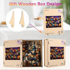 Mocfesk Wooden Puzzles for Adults, Owl Family Puzzles 200 Pieces | Unique - Image 7