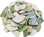 500g/1.1lb Leaf-Shaped Ceramic Mosaic Tiles, Ceramic Mosaic Pieces - Image 7