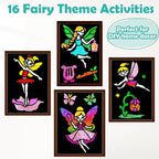 FUNNYB&G Foil Art Craft Kit for Girls 4-10 Years Old: Mess-Free & No-Glue - Image 9