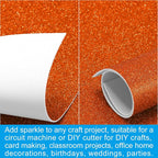 PATIKIL 30Sheets Orange EVA Glitter Foam Sheet 11.8 x 7.9 Inch 2mm Thick - Image 5