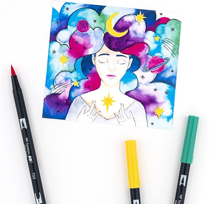 Tombow 56188 Dual Brush Pen Art Markers, Brush and Fine Tip Markers - Image 7