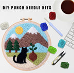 HYINUS DIY Punch Needle Kit for Beginners, All-in-One Embroidery Starter Set - Image 2