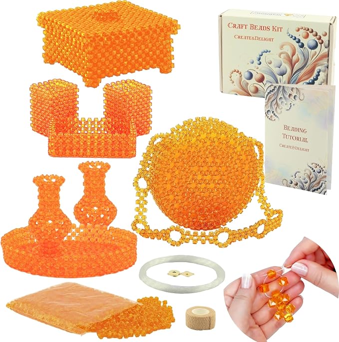 Arts and Crafts for Adults: Craft Supplies for Weaving Beaded Cute Things. DIY by Unknown