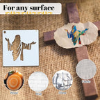 Fainne 100 Pcs 2 Inch Cross Stencils Small Stencils - Image 4