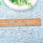 400pcs 5-8mm Clear Crystal Glass Chip Beads Irregular Pre Drilled Loose Beads - Image 2