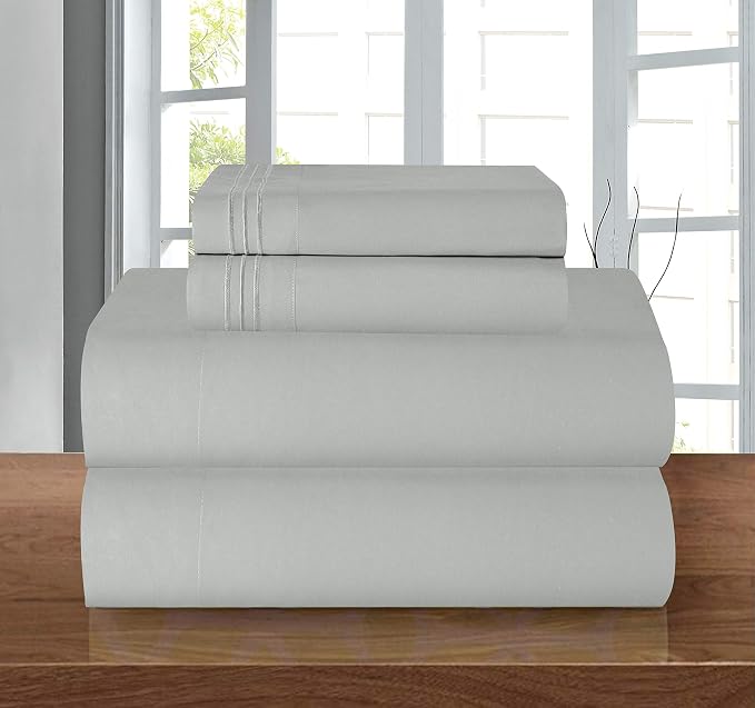 Elegant Comfort Luxury 1500 Premium Hotel Quality Microfiber 4-Piece Sheet Set - Image 2