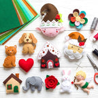 Tegeme 100 Pcs 8 x 12 Inches Felt Fabric Sheet - Image 6