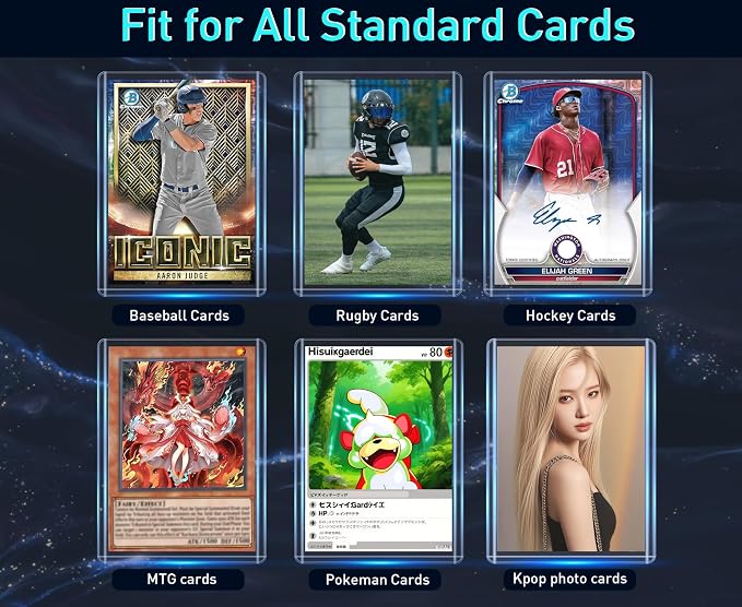 100 Toploaders, 35pt 3"x4" Clear Hard Plastic Card Sleeves | Fit 2.5" x 3.5" - Image 5