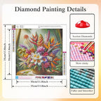 Tropical Flower Bouquet Diamond Painting Kit - Image 6