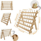 New brothread 2X60 Spools Wooden Thread Rack/Thread Holder Organizer - Image 3