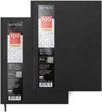 ARTEZA Hardcover Sketchbooks, 8.5 x 11 in, 100 Sheets Each, 80 lb / 130 GSM - Image 2
