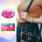 6mm Glass Beads for Jewelry Making, Funtopia 34 Colors Round Glass Beads Kits - Image 5