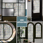 3D Stained Glass Window Film, Decorative Window Privacy Film - Image 6