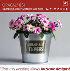 ORACAL 851 Cast Golden Knight Metallic Sparkle Glitter Craft Film Premium - Image 3