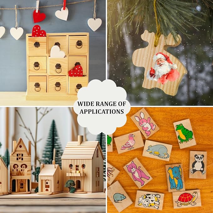 4″ X 4″ Wood Squares Wooden Blocks - Image 7