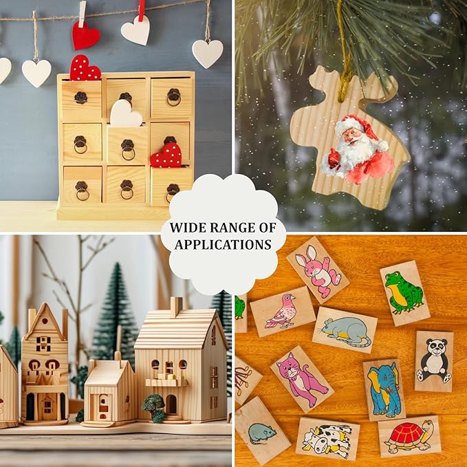 4″ X 4″ Wood Squares Wooden Blocks - Image 7