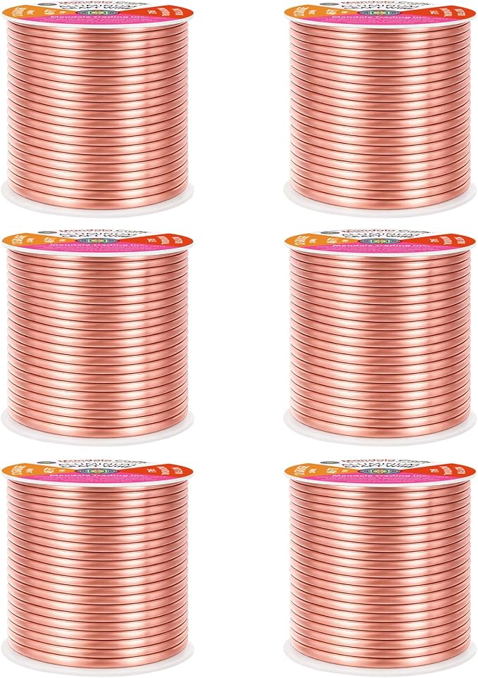 Mandala Crafts 12 Gauge Rose Gold Tone Combo Anodized Aluminum Craft Wire | 276 - Image 2