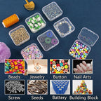 VTG Bead Organizer Box, 4-Tier Bead Storage Containers Portable Organizer and - Image 5