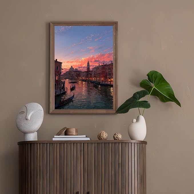 GXGLLPZBY Painting by Numbers for Adults Beginner, Sunset Venetian Canals Paint - Image 4