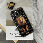 ZHEGAILIAN Case for iPhone 16 Pro Max, Galaxy Lion Gold Durable Shockproof - Image 6