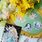 30 Pcs Sparkly Unicron Aesthetic PET Stickers - Image 3