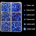 4000Pcs Hot Fix Round Crystals Gems Glass Stones Hotfix Flat Back Rhinestones - Image 3