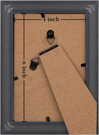 eletecpro 4x6 Vintage Picture Frame, Glass Cover, Horizontal or Vertical - Image 4