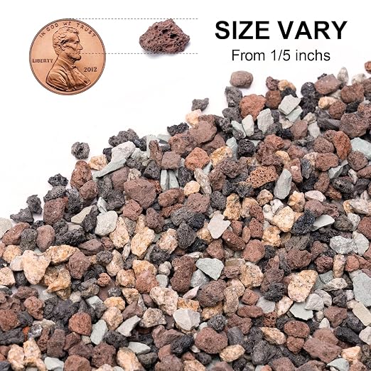Pulovin 5lbs Mix Horticultural Lava Rocks - Image 2
