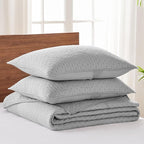 Levtex Home Cross Stitch Reversible King Bedspread Set - Image 3