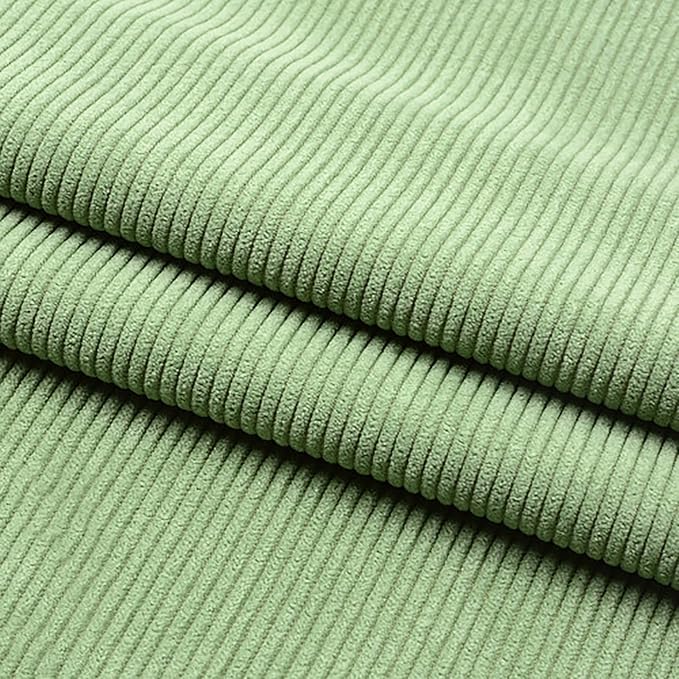 Corduroy Fabric Solid Plain Thick DIY Sewing Crafts Materials Stretch Corduroy by Mintao