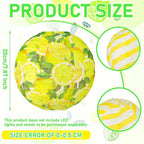 Panelee 12 Pcs Summer Lemon Party Decorations Paper Lanterns Round Hanging - Image 2