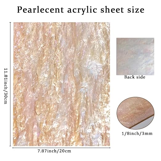 Pearl Glitter Cast Acrylic Sheet 1/8 Inch - Image 2