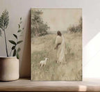 Jesus And Lamb Wall Art Jesus Leaves The 99 Sheep Wall Decor The Lost Sheep - Image 6