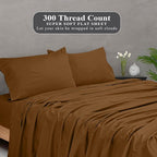 Royale Linens 300 Thread Count 100% Long Staple Combed Cotton Flat Sheet - Image 5