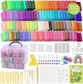 PeacePeo Polymer Clay 110 Colors Non-Sticky Oven Bake Clay 215 Pcs Non-Toxic by PeacePeo