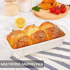 Vinino 2 Pack XLarge Nonstick Silicone Loaf Pans 12.5 x 5.5'' - Image 6