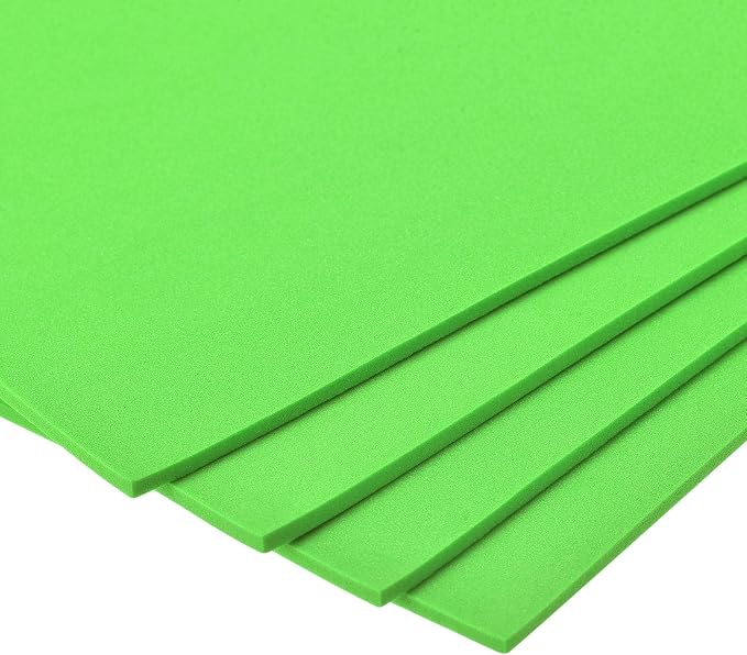 uxcell Green EVA Foam Sheets 10 x 10 Inch 3mm Thickness - Image 4