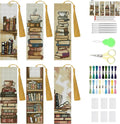 KYOQFVN 6 Pcs Book Cross Stitch Bookmark by KYOQFVN