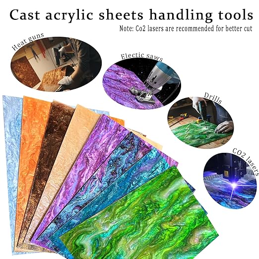 Pearl Glitter Cast Acrylic Sheet 1/8 Inch - Image 4