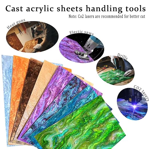 Pearl Glitter Cast Acrylic Sheet 1/8 Inch - Image 4
