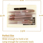 Koolmox Small Cosmetic Bag 16 Pcs, Canvas Pouch - Image 2