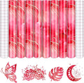 Tintnut Marble Permanent Vinyl 8 Sheets 12x10in Rose Pink Adhesive Vinyl | by Tintnut