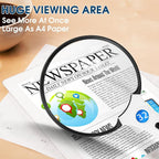 Large Magnifying Glass with Light, Magnifier Handheld Illuminated Lighted - Image 5
