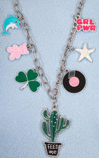 Silver-Tone Enamel Charms Set for DIY Jewelry Making - Image 7