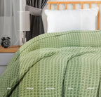 Utopia Bedding 100% Cotton Waffle Weave Blanket Twin Size - Image 5