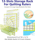 Quilting Kit with Quilting Ruler Holder, Rotary Cutter, Curved Corner Cutter - Image 2